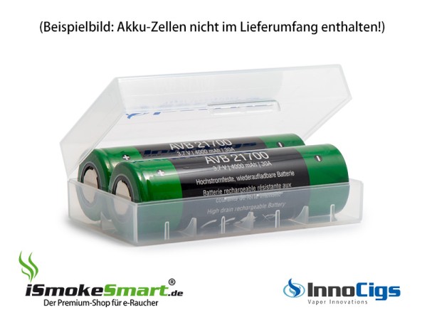 Aufbewahrungsbox für 2 Akkus Typ 21700