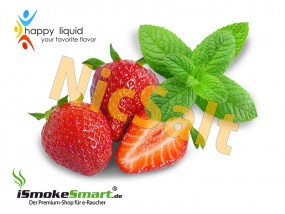 Happy Liquid - Erdbeere-Menthol NicSalt (10 ml)