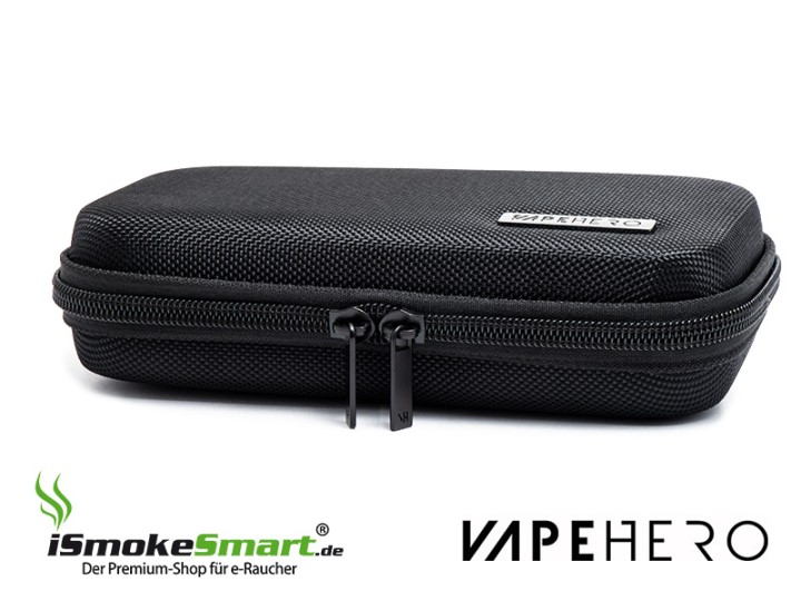 VapeHero® XL E-Zigarette Tasche | Dampfer Etui für max. 80ml Liquid und  Zubehör | Passend für große Mods | Stoßfest
