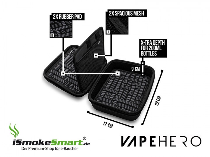 VapeHero® XL E-Zigarette Tasche