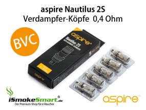 aspire Nautilus 2S BVC Ersatz-Verdampfer 0,4 Ohm (5 Stück)