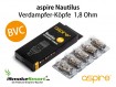 aspire Nautilus / Mini BVC Ersatz-Verdampfer 1,8 Ohm (5 Stück)